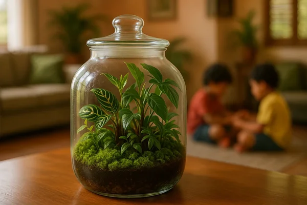 Dicas para manter temperatura ideal em terrários fechados tropicais