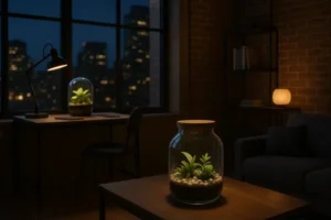 Guia de tendências em terrários fechados decorativos para apartamentos urbanos