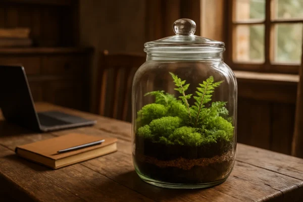 Estratégias para reduzir odores indesejados em terrários fechados