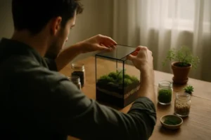 Montagem express: terrário fechado em 30 minutos (checklist)