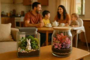 Terrários para datas sazonais além do Natal (Páscoa, Dia das Mães, Primavera)